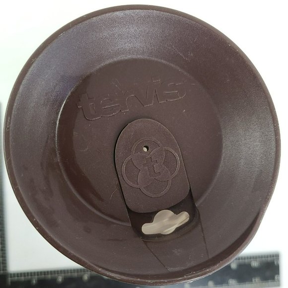 Tervis Tumbler 24 OZ Giraffe Print Pattern With Brown Lid Made in USA Hot Cold - Picture 6 of 8